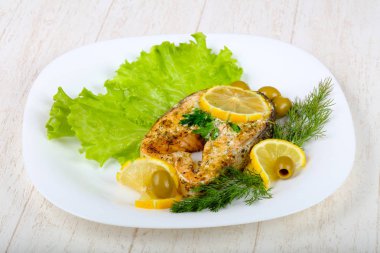 fırında somon steak