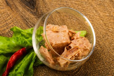 Konserve ton balığı.