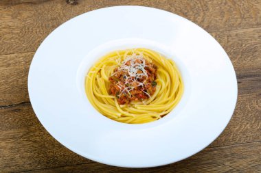 lezzetli spagetti bolonez