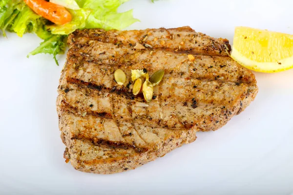 Gegrilde tonijnsteak — Stockfoto