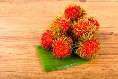 Taze Rambutan yığın