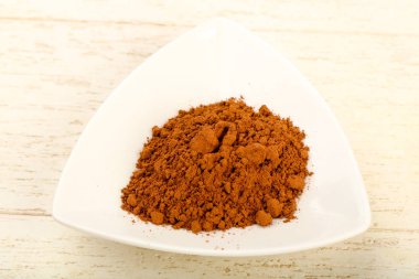 Kabın içinde kakao tozu