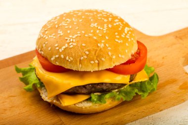 Lezzetli Burger Peynirli