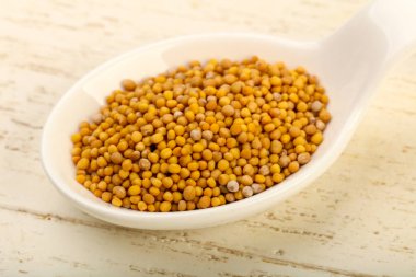 kabın içinde hardal tohumu