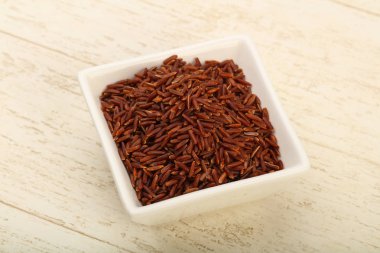 Ham kahverengi pirinç kase