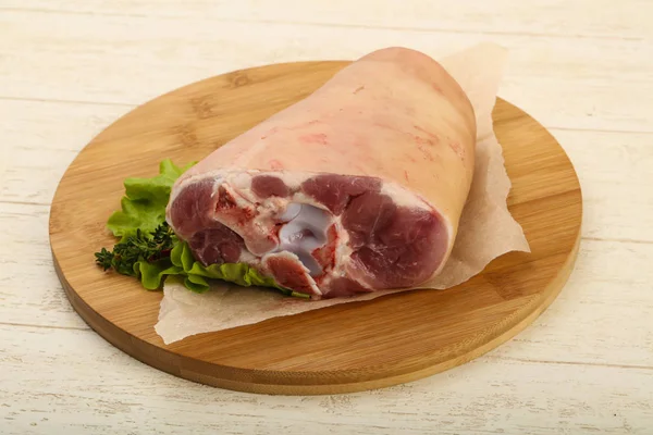 Raw pork knee — Stock Photo, Image