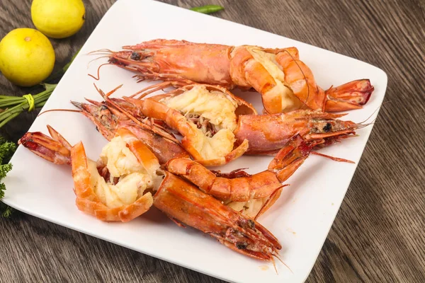 Crevettes tigrées grillées — Photo