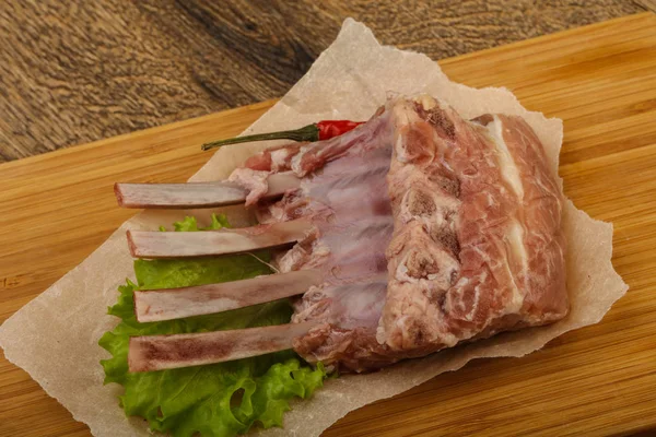 Raw lamb ribs — Stock Photo, Image