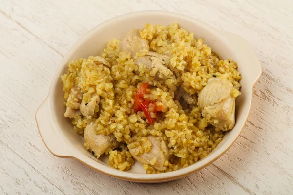 Tavuk lezzetli Bulgur