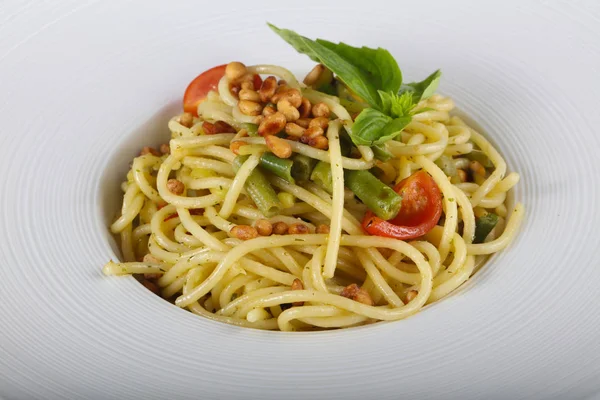 lezzetli vejetaryen makarna