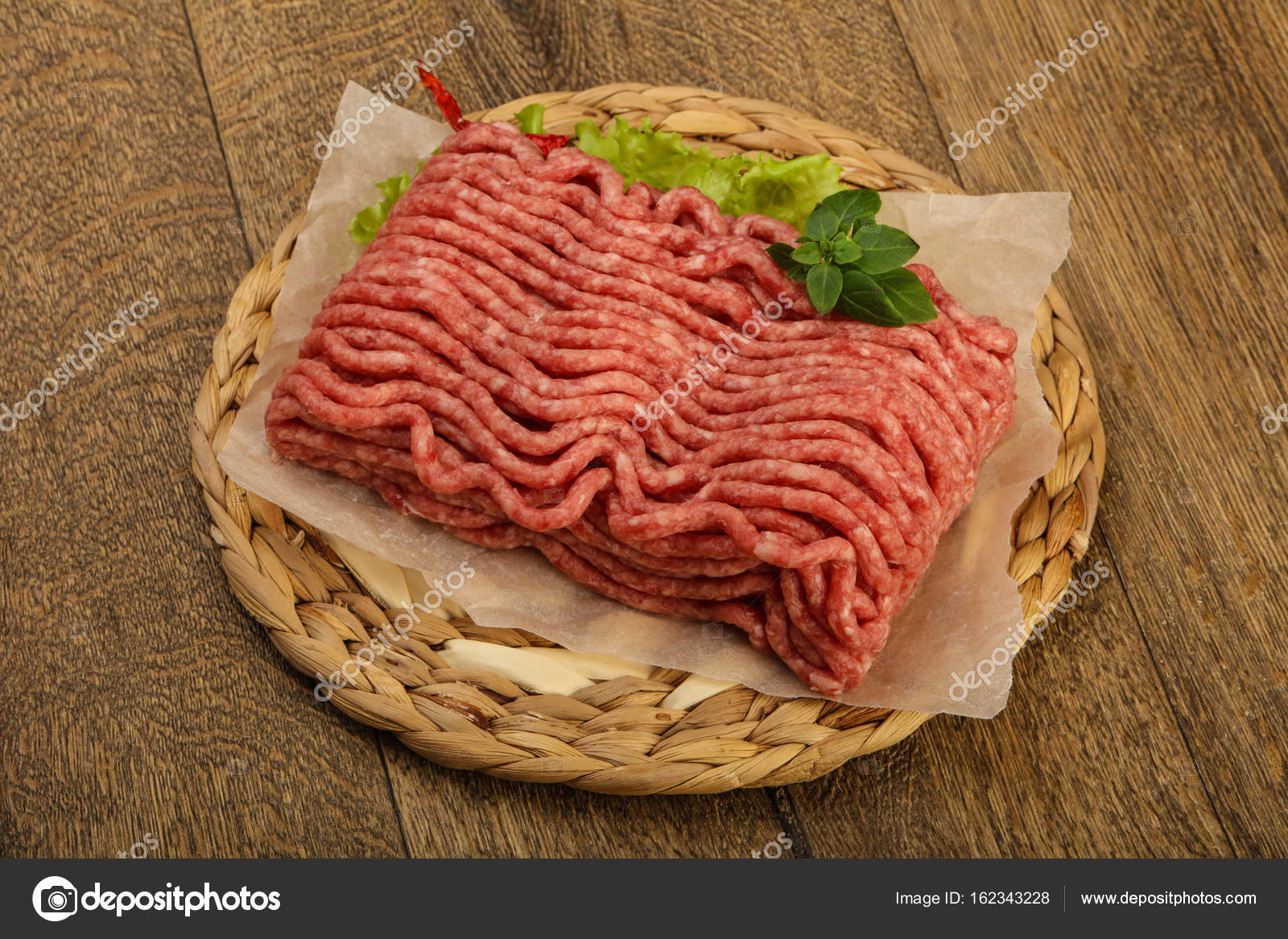 Minced beef meat Stock Photo by ©AndreySt 162343228