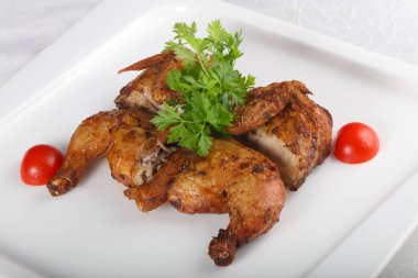 lezzetli kızarmış tavuk