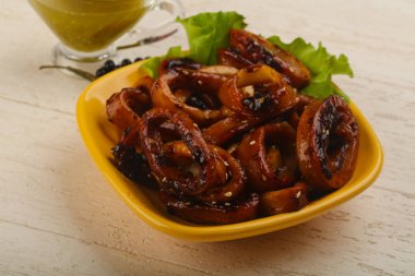 Kalamar teriyaki Yüzükler