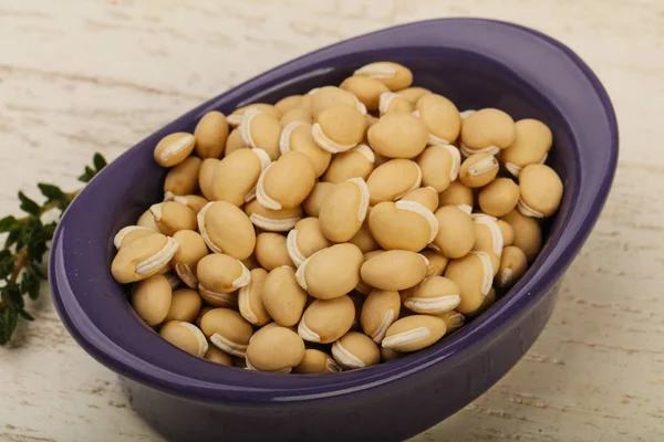 White beans in the bowl — Stock Photo, Image