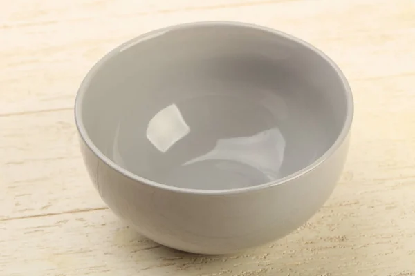 Empty grey bowl — Stock Photo, Image