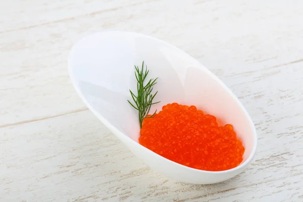 Delicioso caviar rojo —  Fotos de Stock