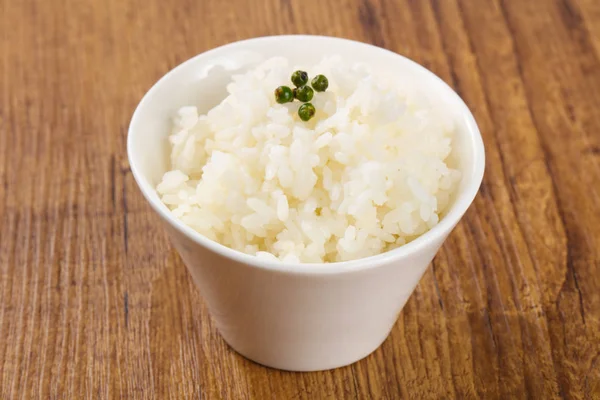 Arroz al vapor en el tazón —  Fotos de Stock