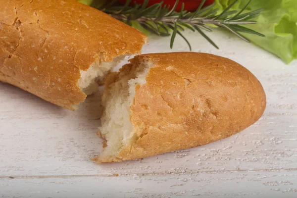 Baguete de crosta fresca — Fotografia de Stock