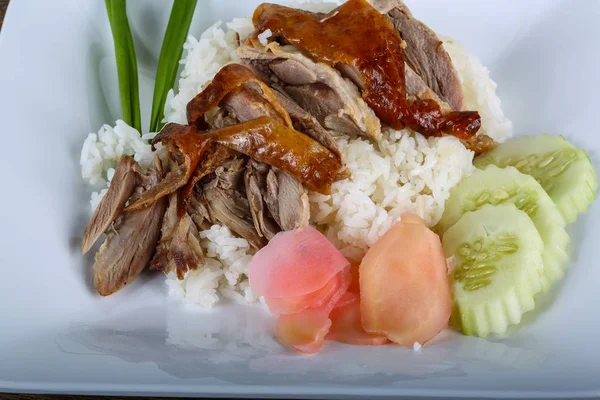 pirinç kızarmış ördek