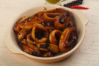 Kalamar teriyaki Yüzükler