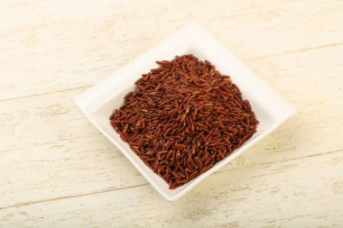 Ham kahverengi pirinç kase