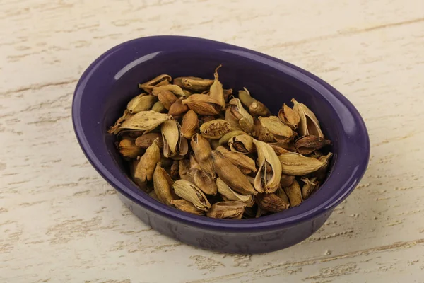 Dry cardamom seeds — Stock Photo, Image