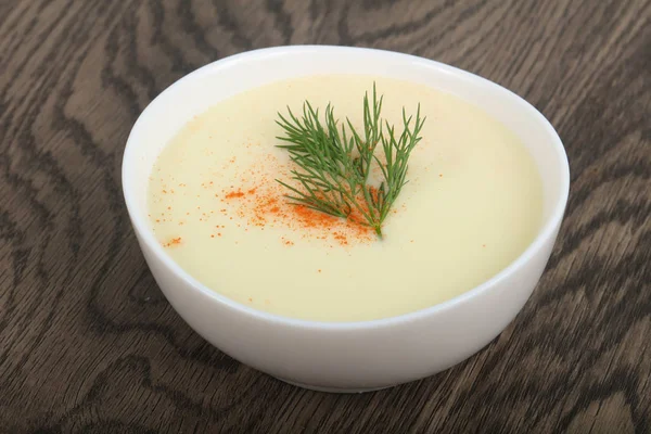 Cheese soup  in the bowl — Stock Photo, Image