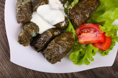 yaprak dolması et