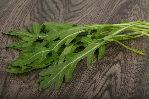 Foglie di insalata rucola verde — Foto Stock