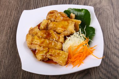 Fried Teriyaki tavuk