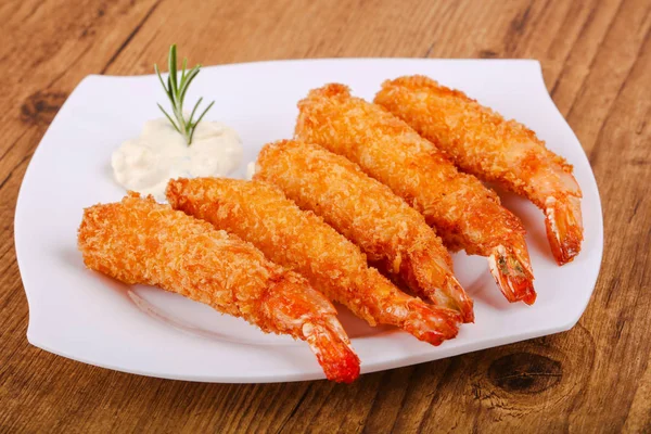 Sıcak çıtır karides tempura 