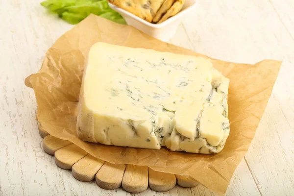 Gorgonzola-Käsescheibe — Stockfoto