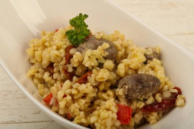 Bulgur tavuk kalp