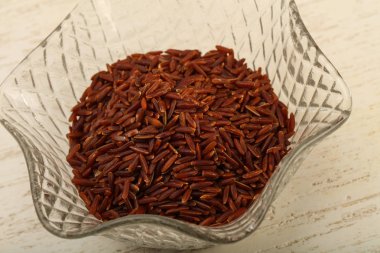 Ham kahverengi pirinç kase