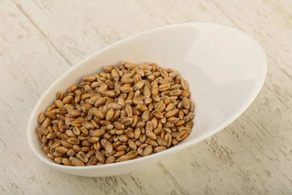 Kabın içinde buğday taneleri