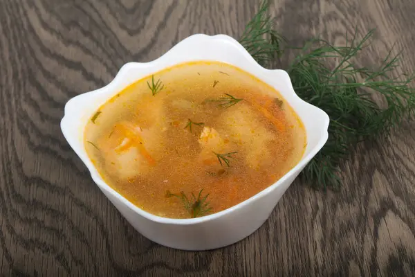 Рыбный суп — стоковое фото