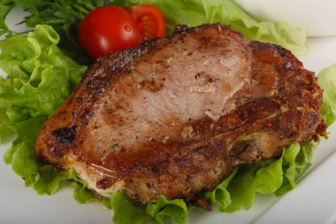 ızgara domuz biftek