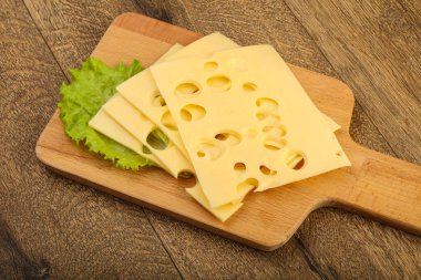 lezzetli dilimlenmiş peynir