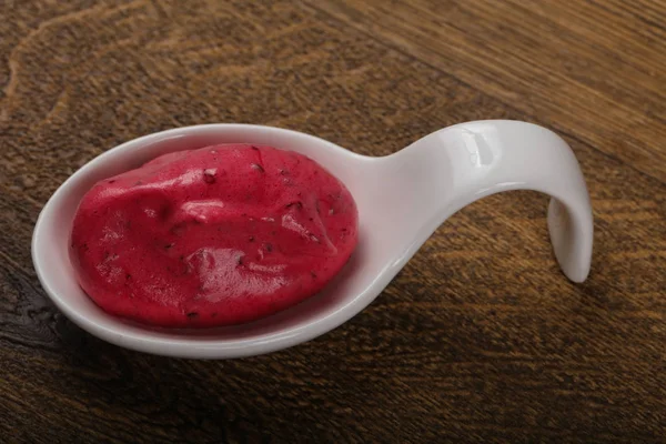 Ízletes krém Berry mousse — Stock Fotó