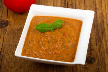 soğuk gazpacho çorbası