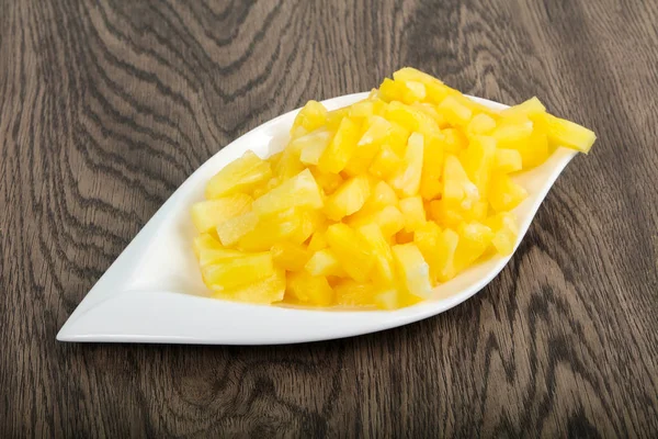 Sweet Canned pineapple — Stock Photo, Image