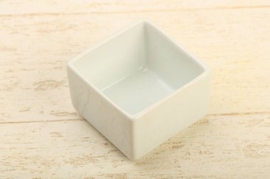 Boş beyaz kare kase