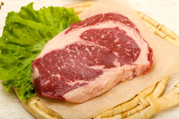 Rib eye tatarský biftek — Stock fotografie