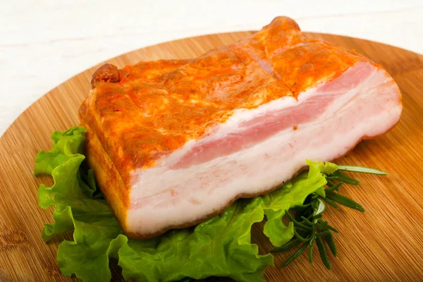 Carne di maiale affumicata punta di petto — Foto Stock