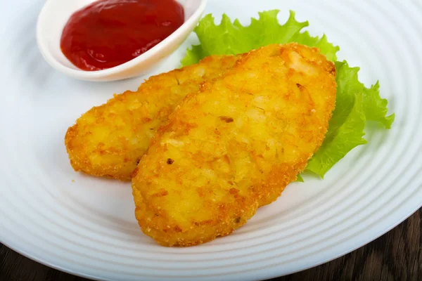 kızarmış patates pancakes