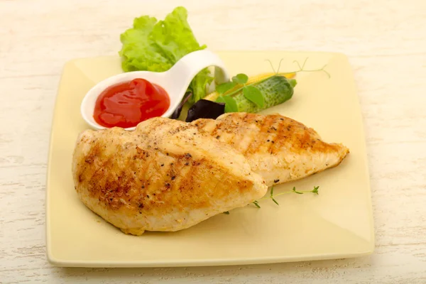Roasted chicken breast — Stock Photo, Image