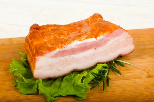 Geräuchertes Schweinebraten — Stockfoto