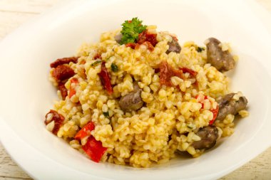 Bulgur tavuk kalp