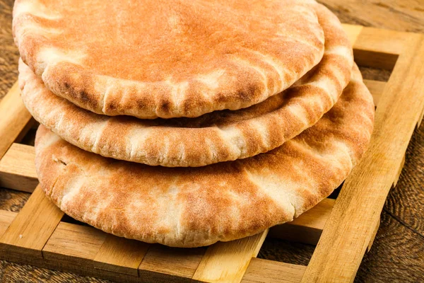 신선한 피타 빵 — 스톡 사진