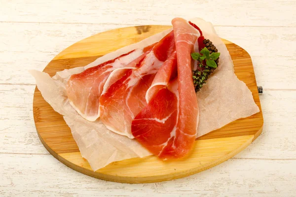 Jamon espagnol tranché — Photo